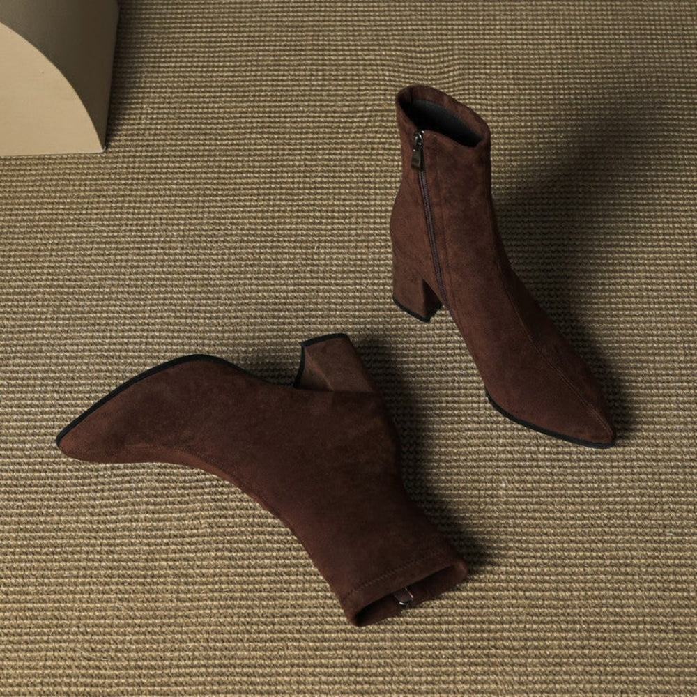 Women's Cowboy Boots Ankle Block Heels | Western Boots  - Image 6