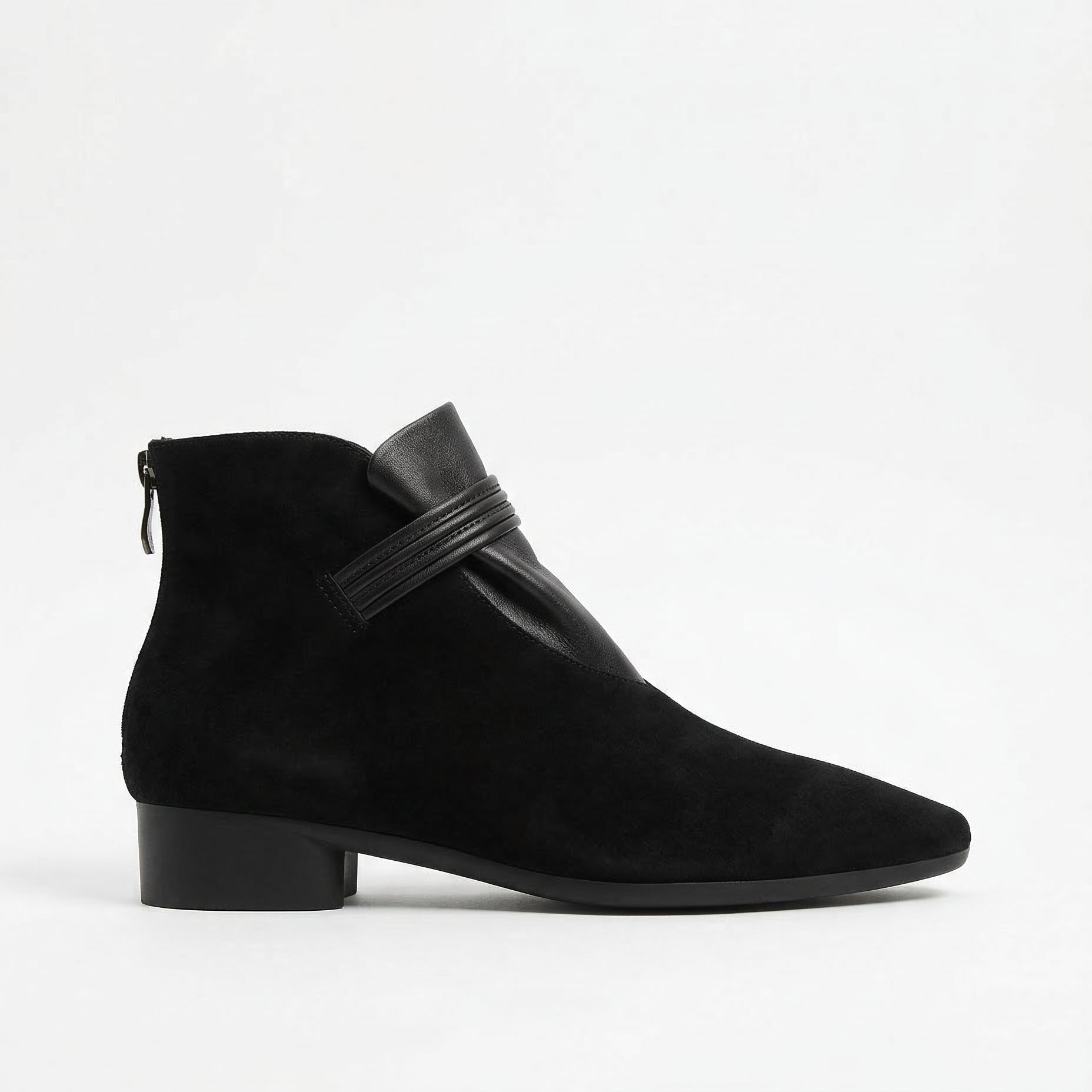 Women's Cowboy Boots Ankle Pointed Toe | Low Heel Boots - Image 2