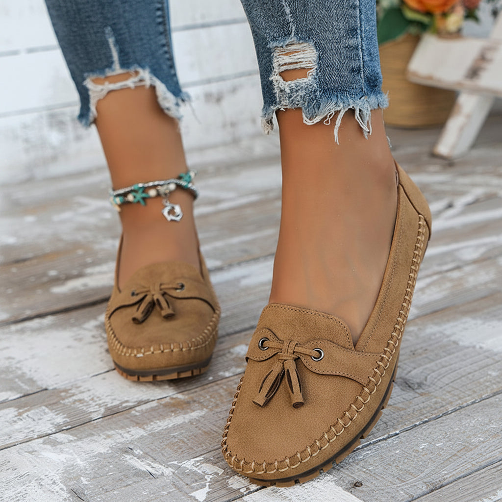 Women's Loafers Flat Heel Slip-On | Classic Flats - Image 14