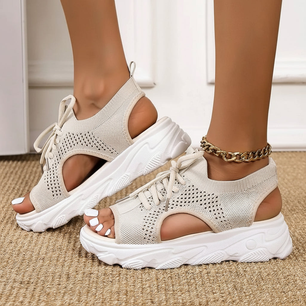 Women's Sandals Platform | Lace-Up - Image 2