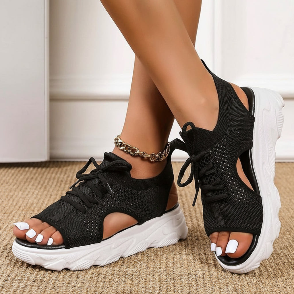 Women's Sandals Platform | Lace-Up - Image 3