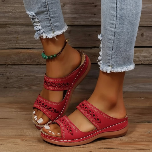 Women's Sandals Two-Strap | Slide Sandals - Image 1