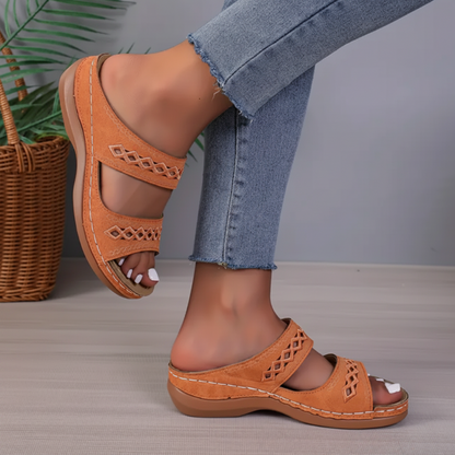 Women's Sandals Two-Strap | Slide Sandals - Image 6