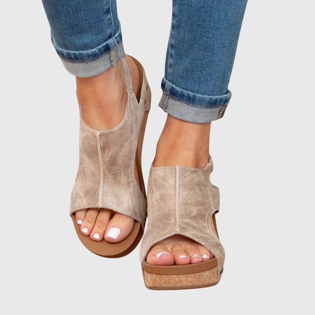 Women's Sandals Wedge Adjustable | Cushioned Footwear - Image 1