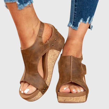 Women's Sandals Wedge Adjustable | Cushioned Footwear - Image 10