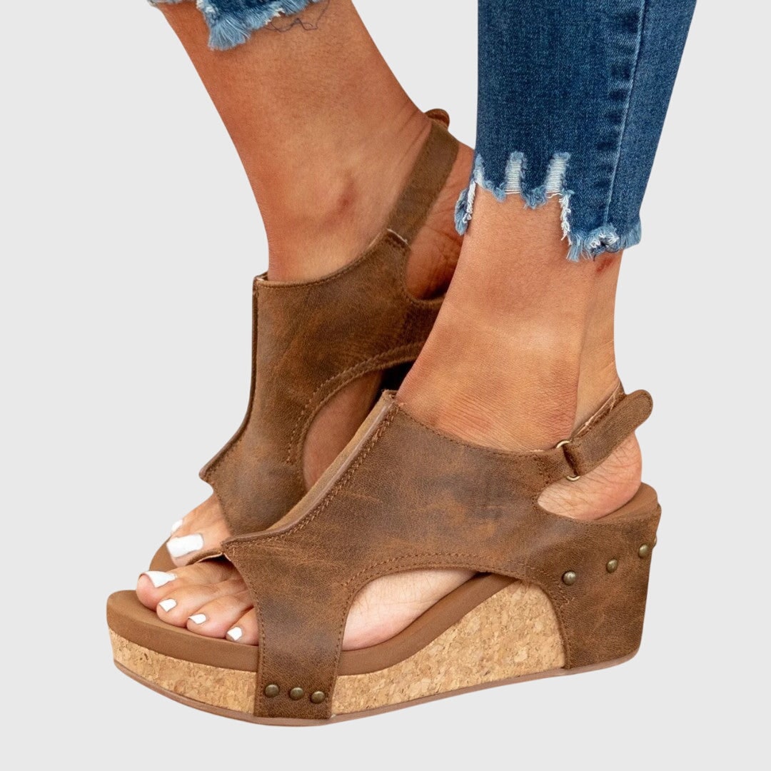 Women's Sandals Wedge Adjustable | Cushioned Footwear - Image 11