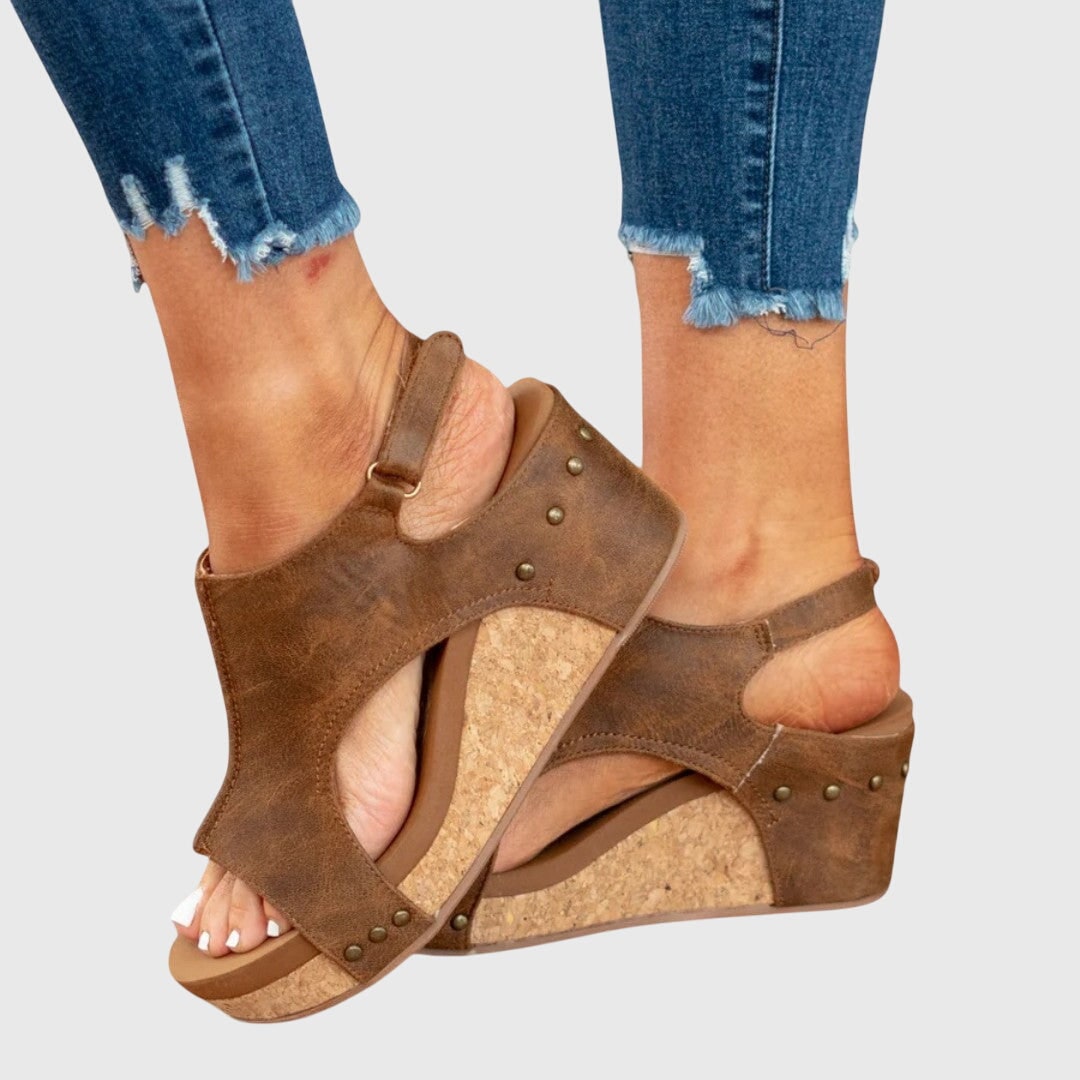 Women's Sandals Wedge Adjustable | Cushioned Footwear - Image 12