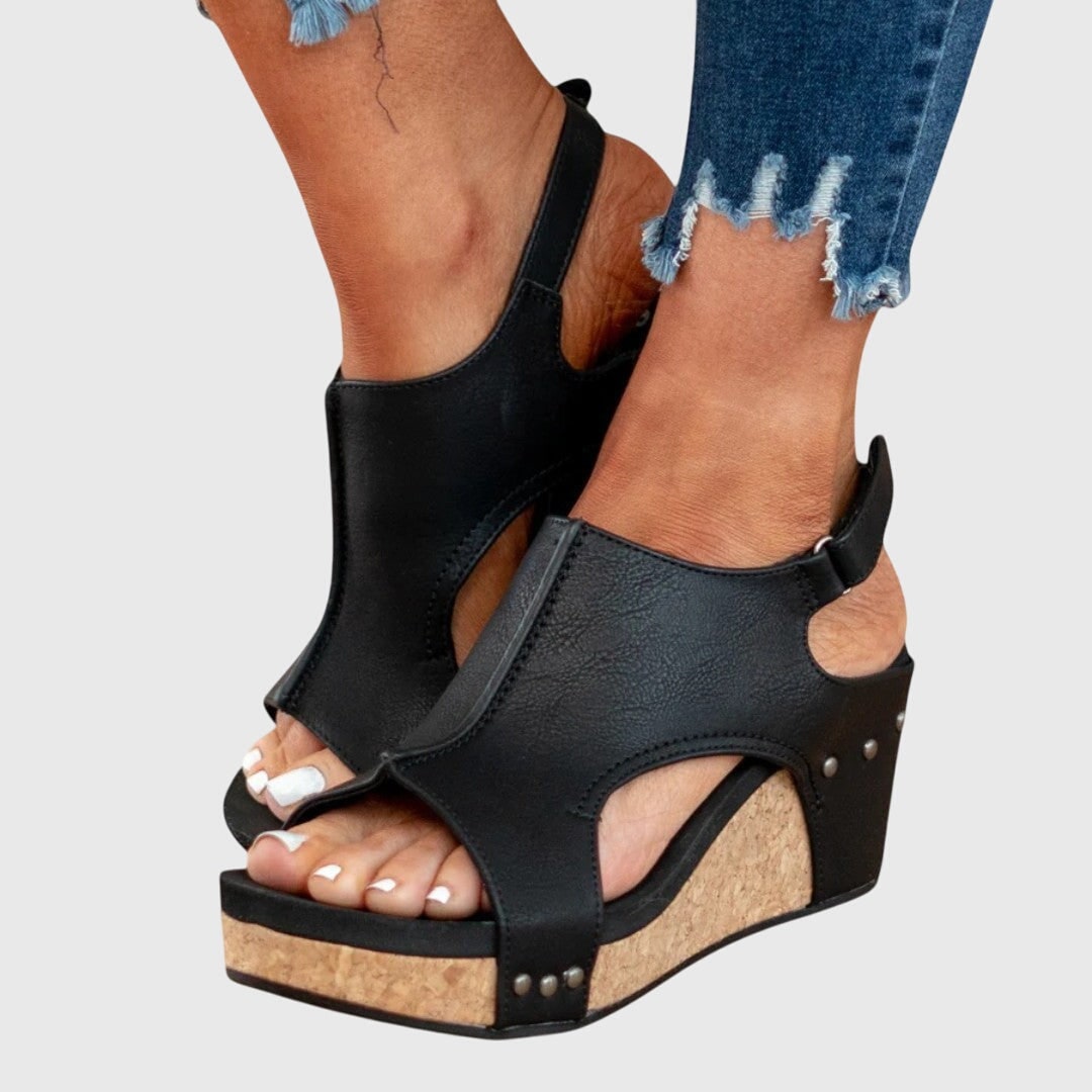 Women's Sandals Wedge Adjustable | Cushioned Footwear - Image 6