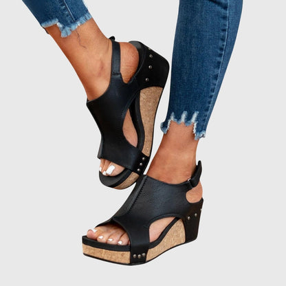 Women's Sandals Wedge Adjustable | Cushioned Footwear - Image 7