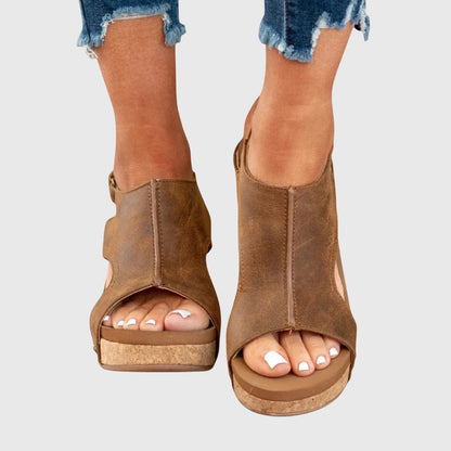 Women's Sandals Wedge Adjustable | Cushioned Footwear - Image 9