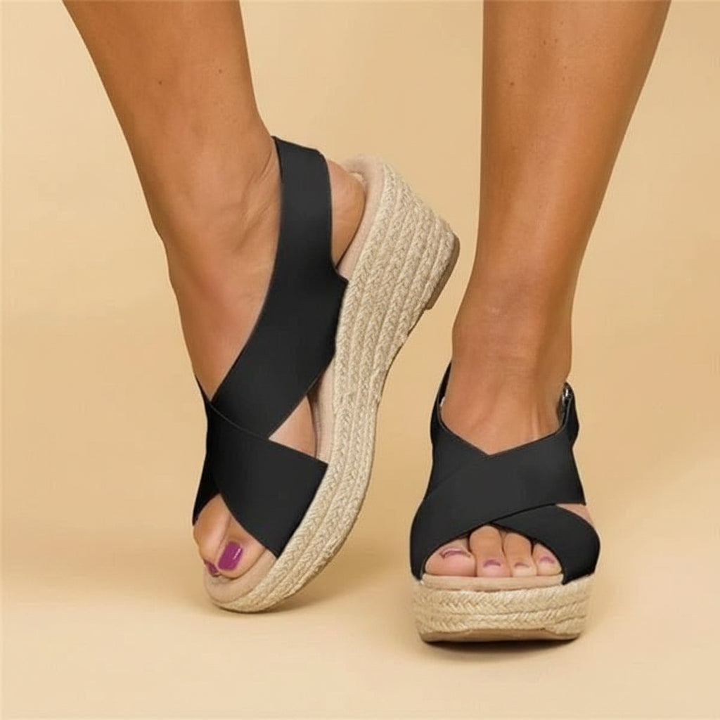 Women's Sandals Wedge Espadrille | Summer Shoes - Image 2