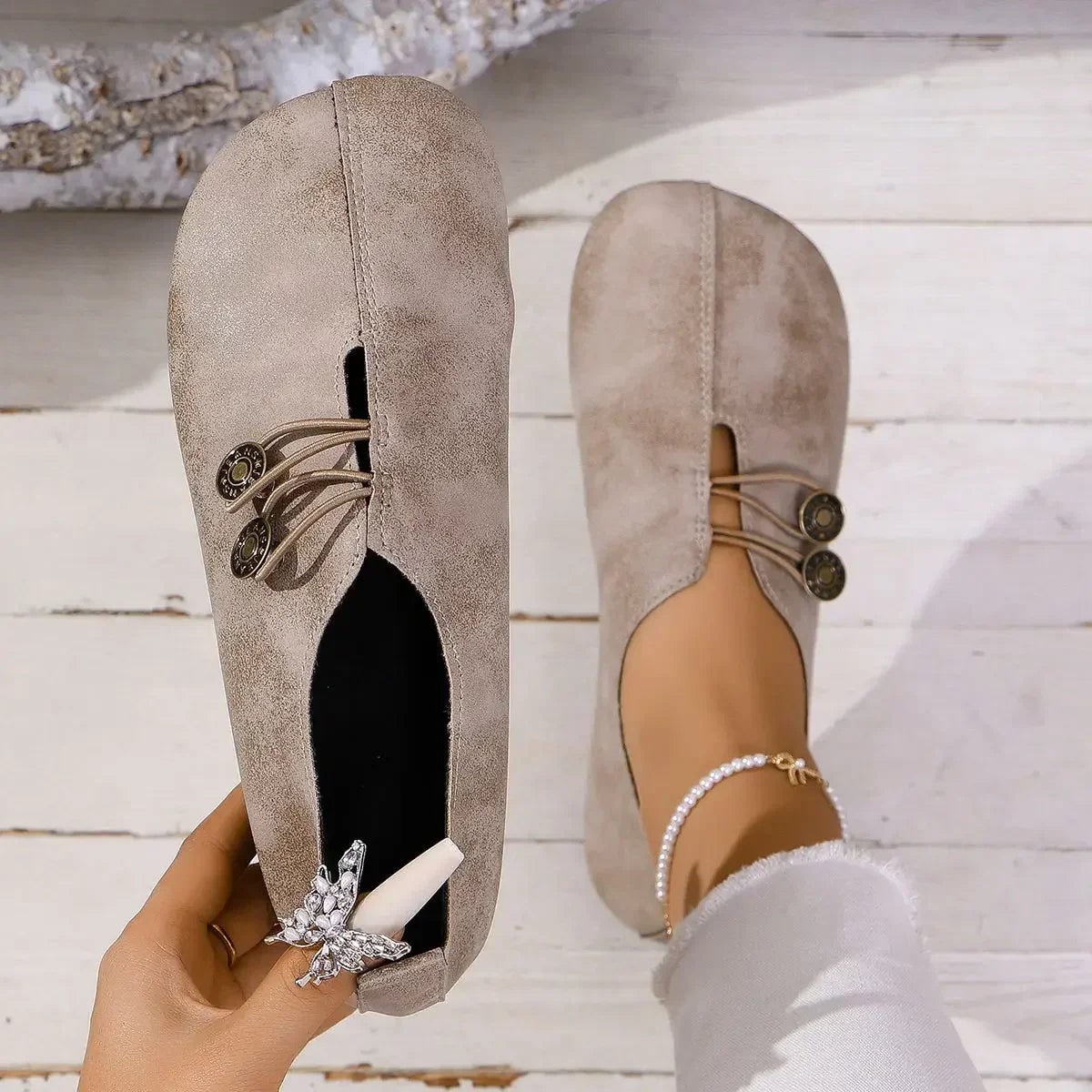 Women's Suede Loafers Casual | Slip-On - Image 2
