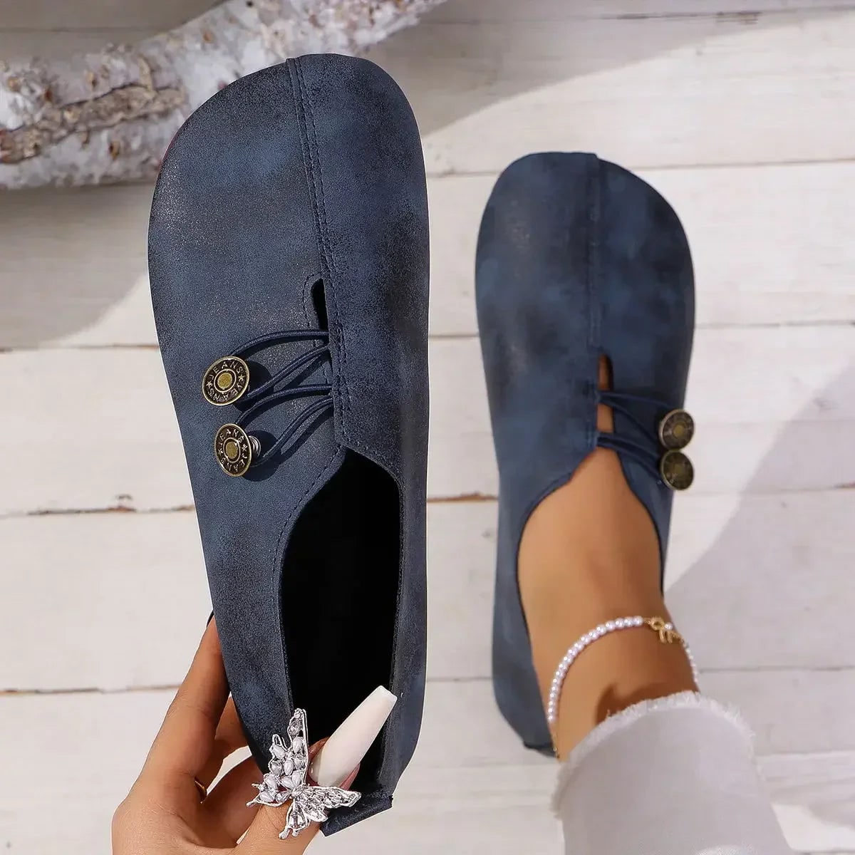 Women's Suede Loafers Casual | Slip-On - Image 3
