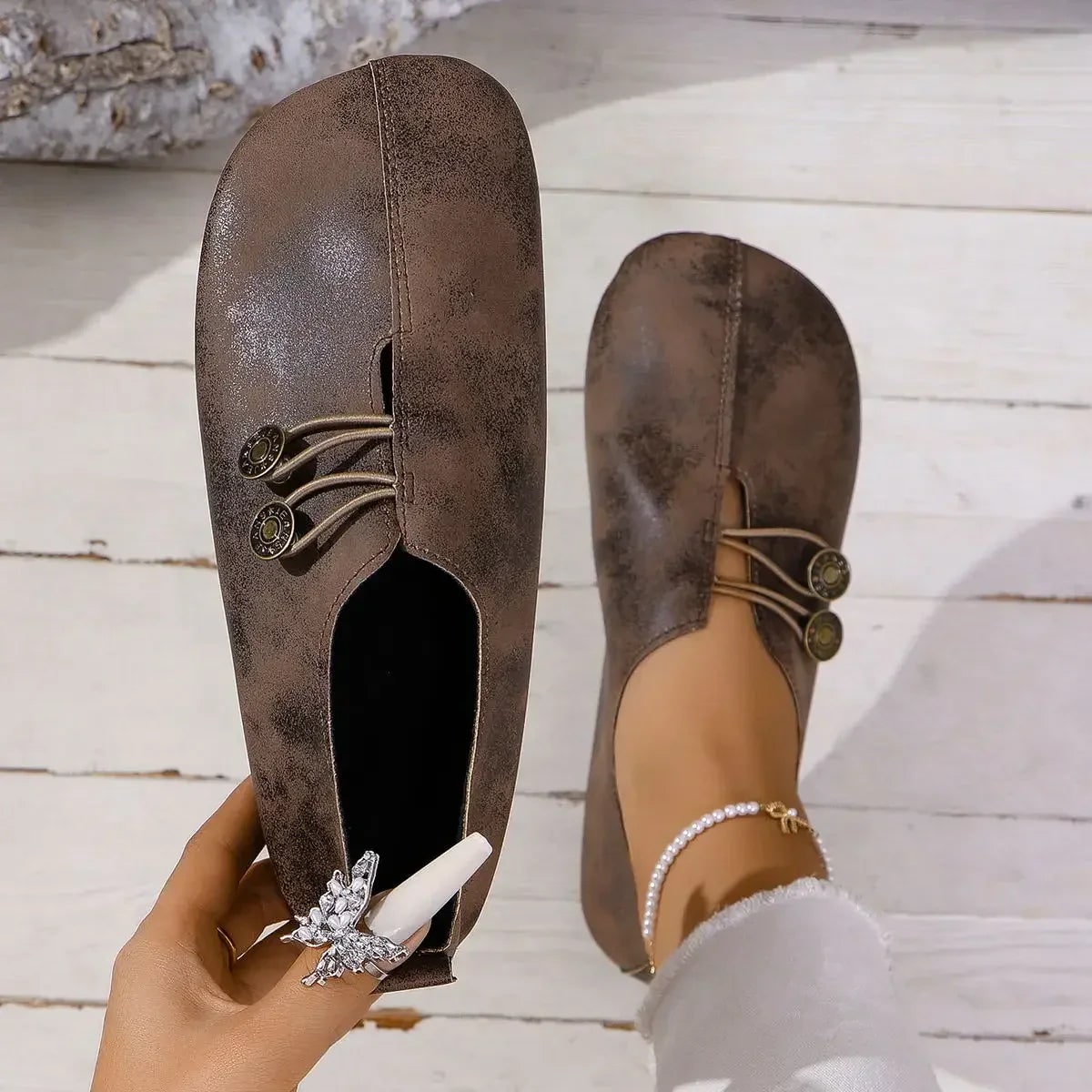 Women's Suede Loafers Casual | Slip-On - Image 4