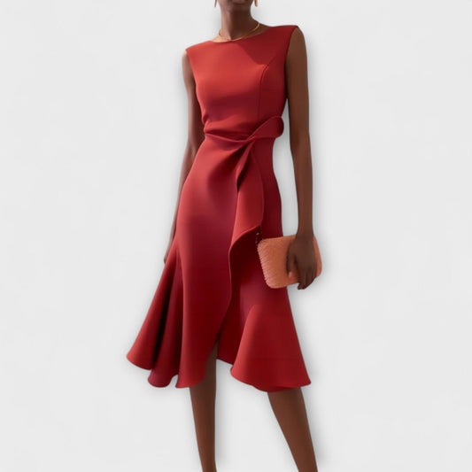 Women's Summer Casual Midi Dress | Pleated - Image 1