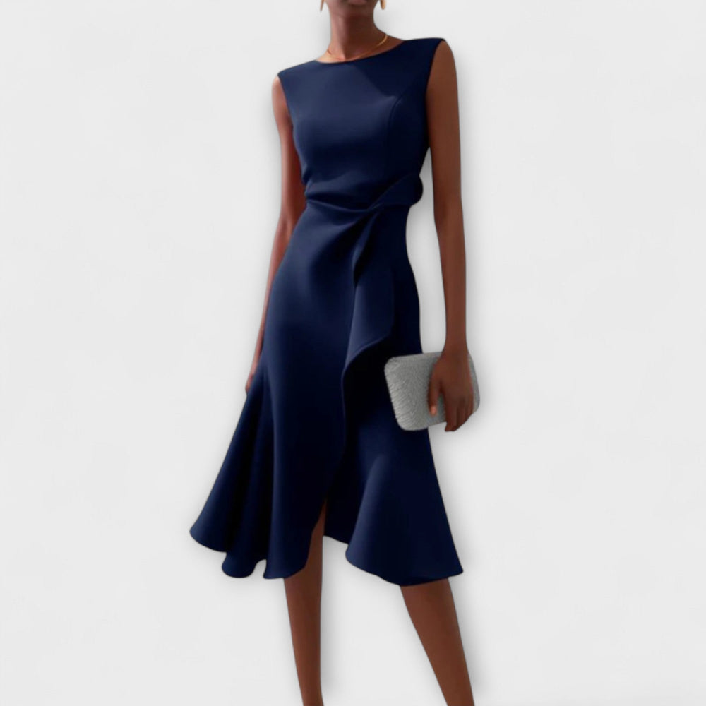 Women's Summer Casual Midi Dress | Pleated - Image 3