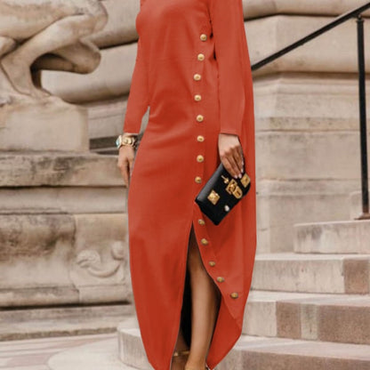 Women's Summer Dress Floral Maxi | Long Sleeve Dress - Image 5