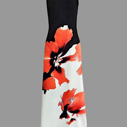 Women's Summer Dress Floral Maxi Long Sleeve | Evening Dress - Image 4