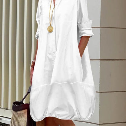 Women's Summer Dress Formal Midi | Shirt Dress - Image 1