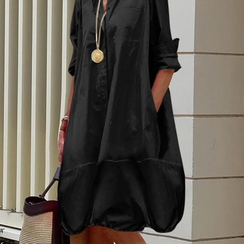 Women's Summer Dress Formal Midi | Shirt Dress - Image 3