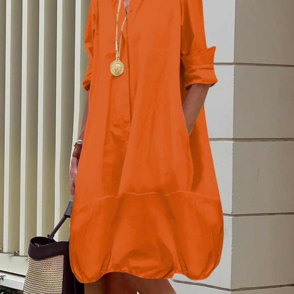 Women's Summer Dress Formal Midi | Shirt Dress - Image 7