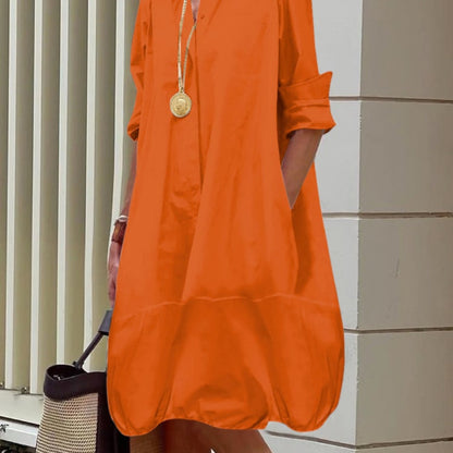 Women's Summer Dress Formal Midi | Shirt Dress - Image 7