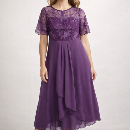 Women's Summer Dress Formal Midi | Trim Dress - Image 4