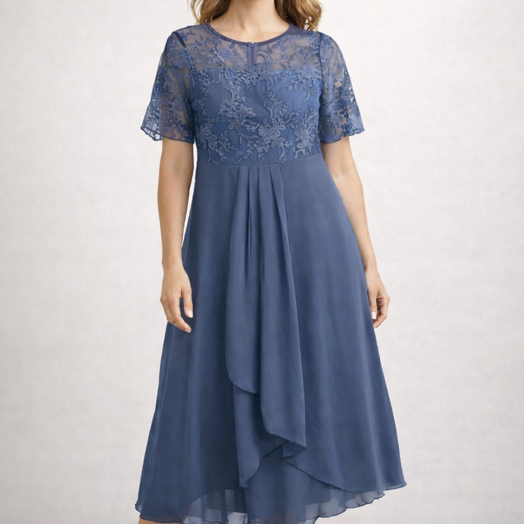 Women's Summer Dress Formal Midi | Trim Dress - Image 6
