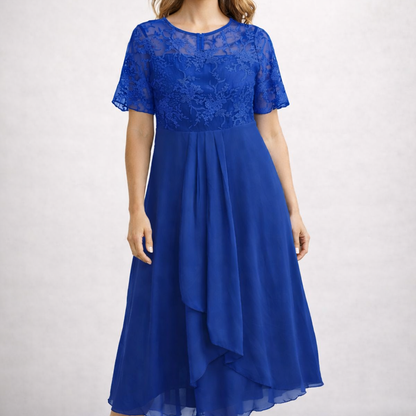 Women's Summer Dress Formal Midi | Trim Dress - Image 9