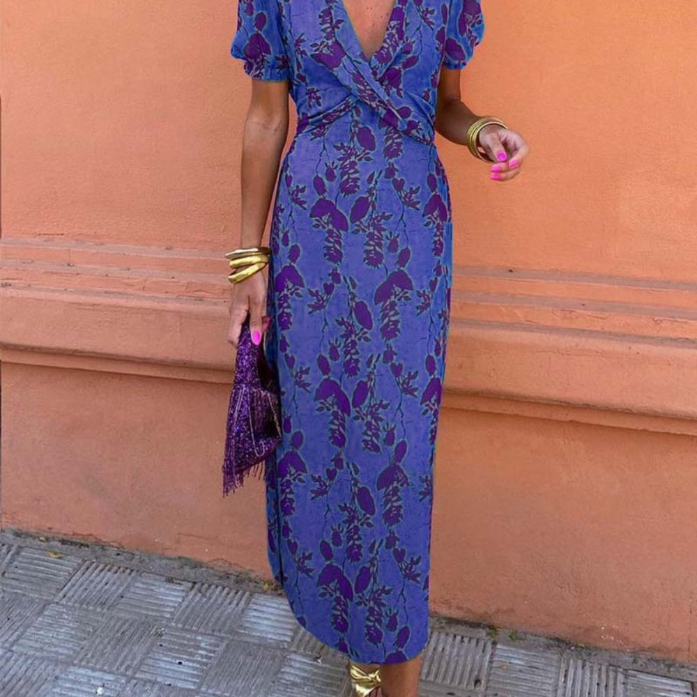 Women's Summer Dress Maxi A-Line | Floral Dress - Image 10