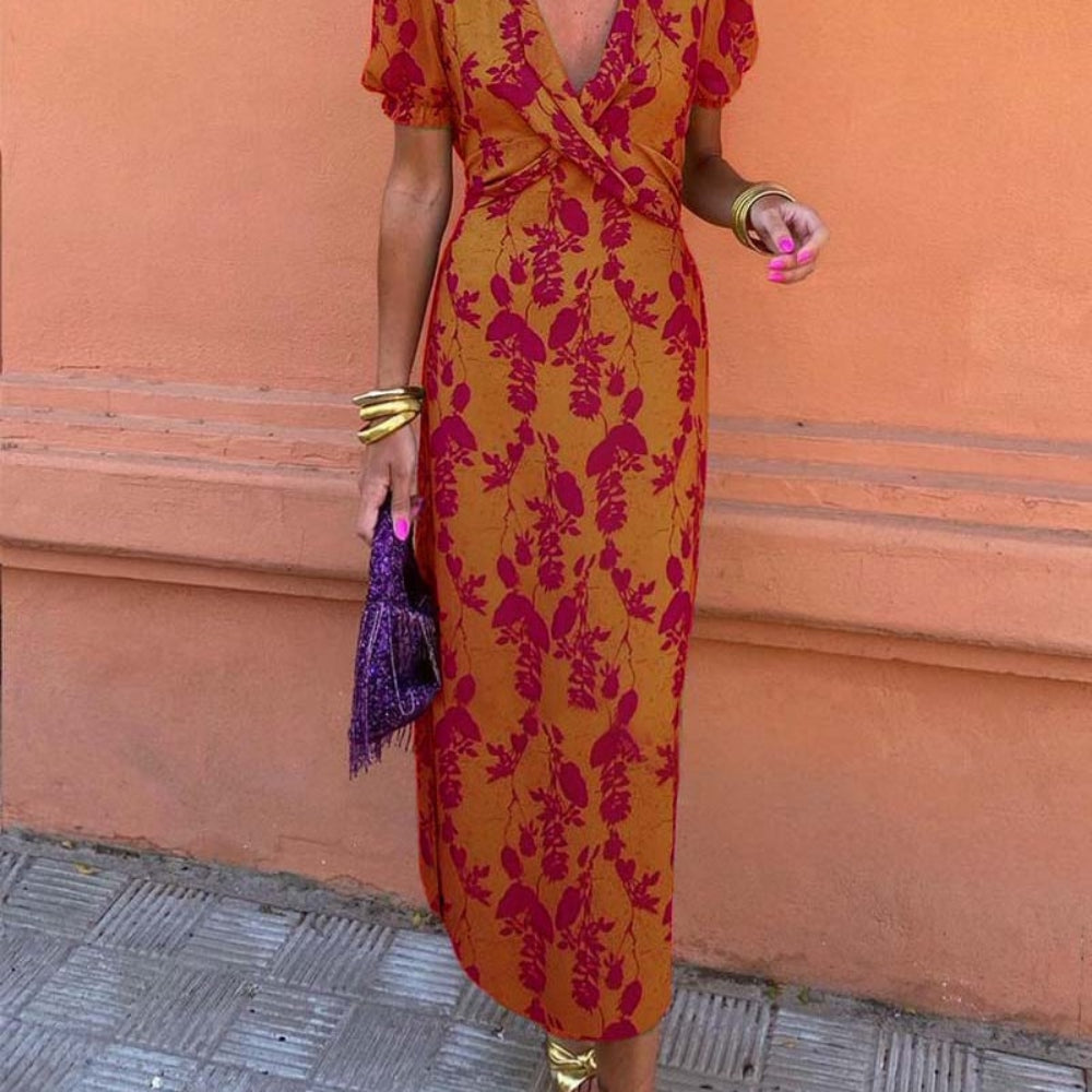 Women's Summer Dress Maxi A-Line | Floral Dress - Image 7