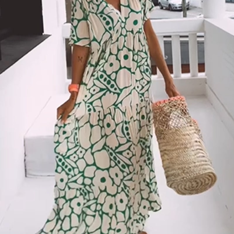 Women's Summer Dress Maxi Floral | Sleeveless Beach - Image 1