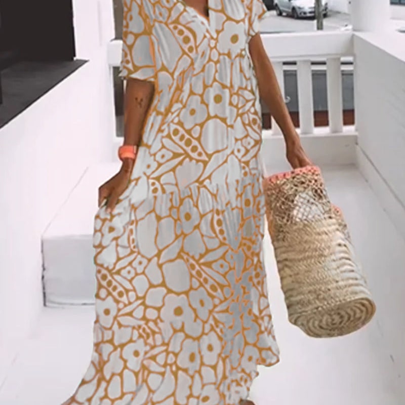 Women's Summer Dress Maxi Floral | Sleeveless Beach - Image 3