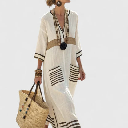 Women's Summer Dress Maxi Long Sleeve | Casual Dress - Image 2