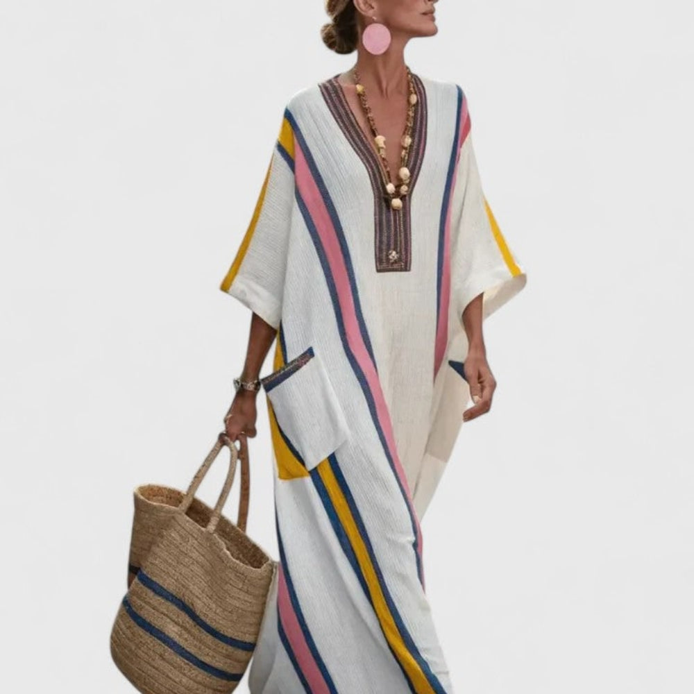 Women's Summer Dress Maxi Long Sleeve | Casual Dress - Image 3