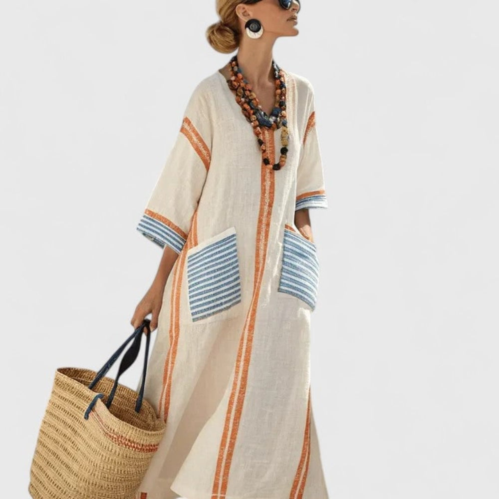 Women's Summer Dress Maxi Long Sleeve | Casual Dress - Image 5