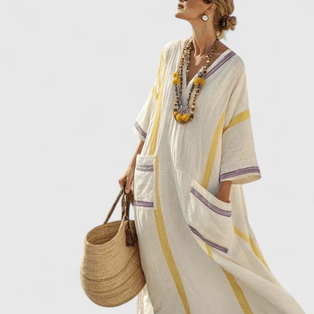 Women's Summer Dress Maxi Long Sleeve | Casual Dress - Image 7