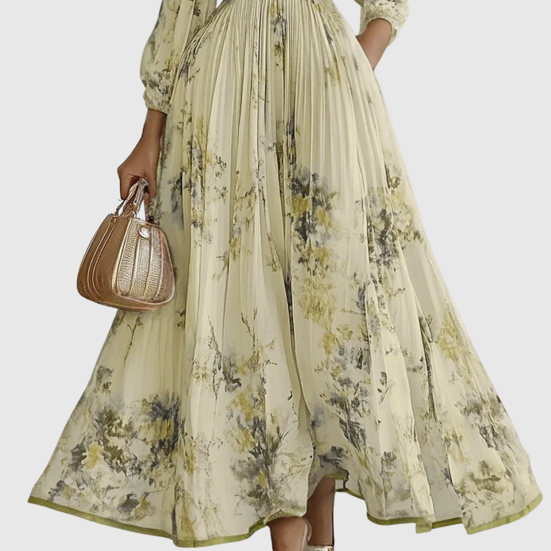 Women's Summer Dress Maxi Long Sleeve | Floral Dress - Image 10
