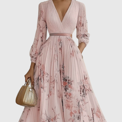 Women's Summer Dress Maxi Long Sleeve | Floral Dress - Image 12