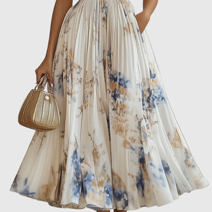 Women's Summer Dress Maxi Long Sleeve | Floral Dress - Image 3