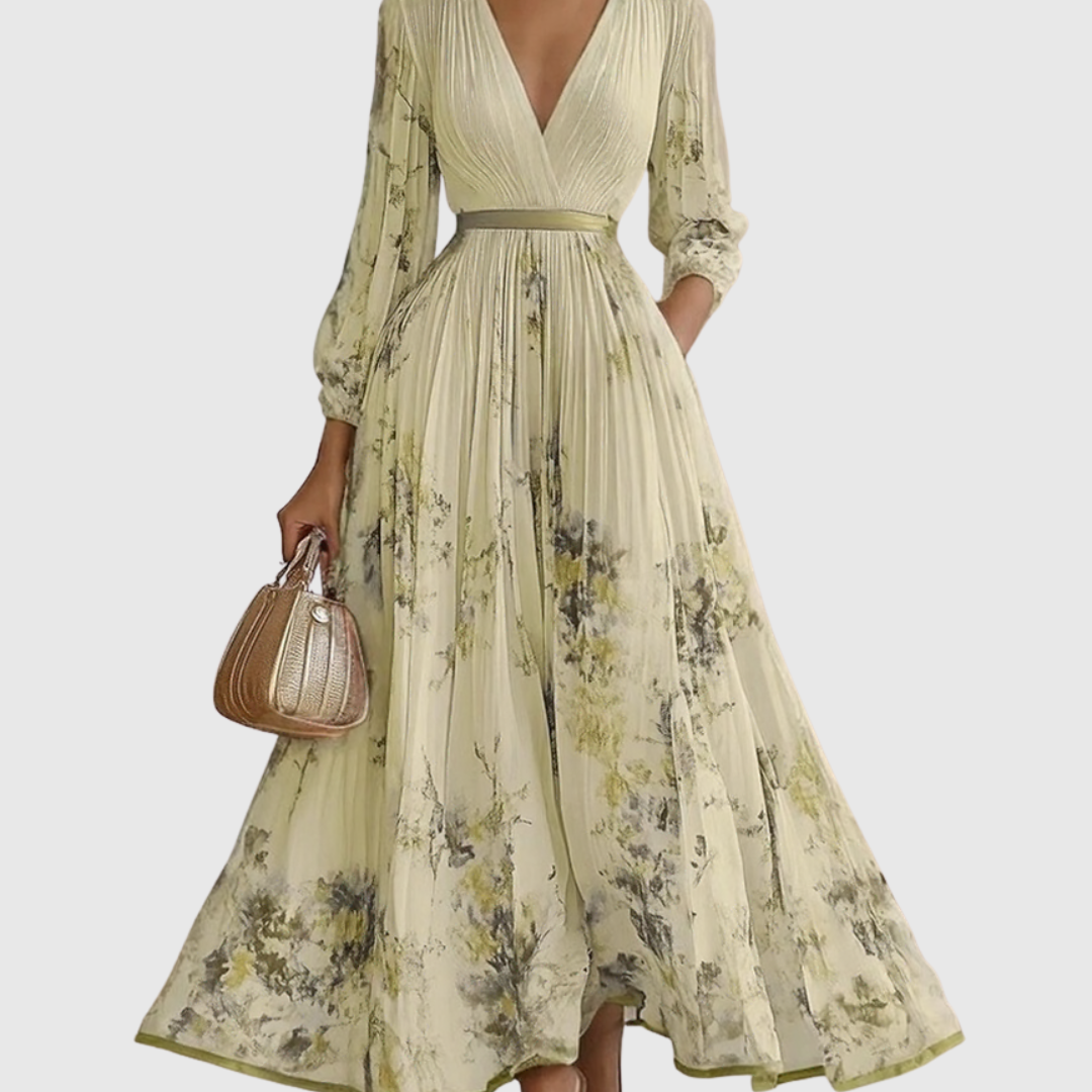 Women's Summer Dress Maxi Long Sleeve | Floral Dress - Image 8