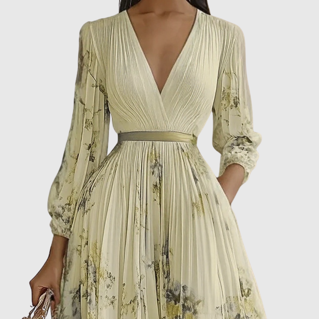 Women's Summer Dress Maxi Long Sleeve | Floral Dress - Image 9