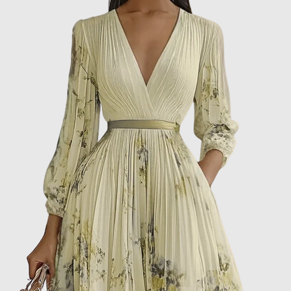 Women's Summer Dress Maxi Long Sleeve | Floral Dress - Image 9