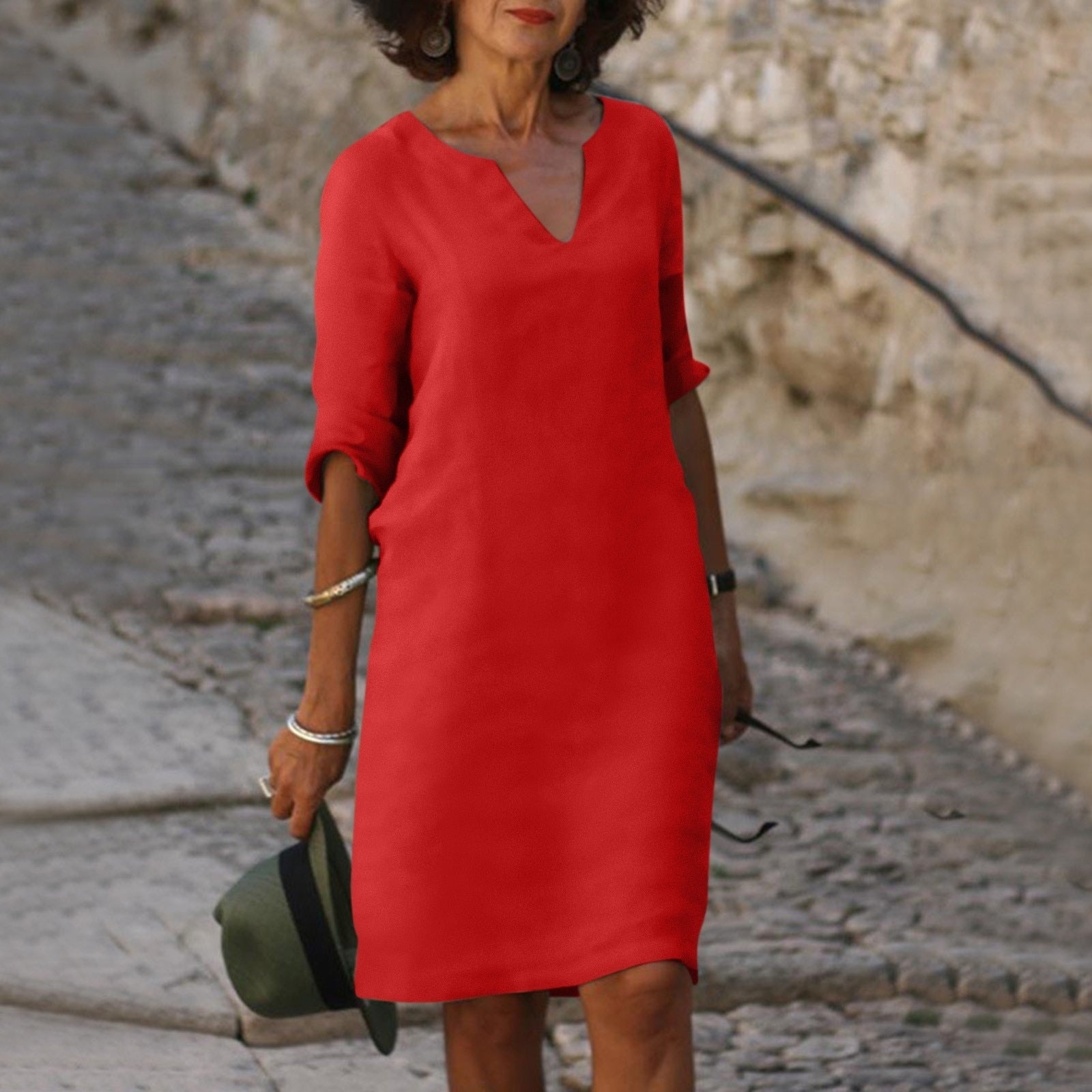 Women's Summer Dress Midi Casual | Boho Dress  - Image 1