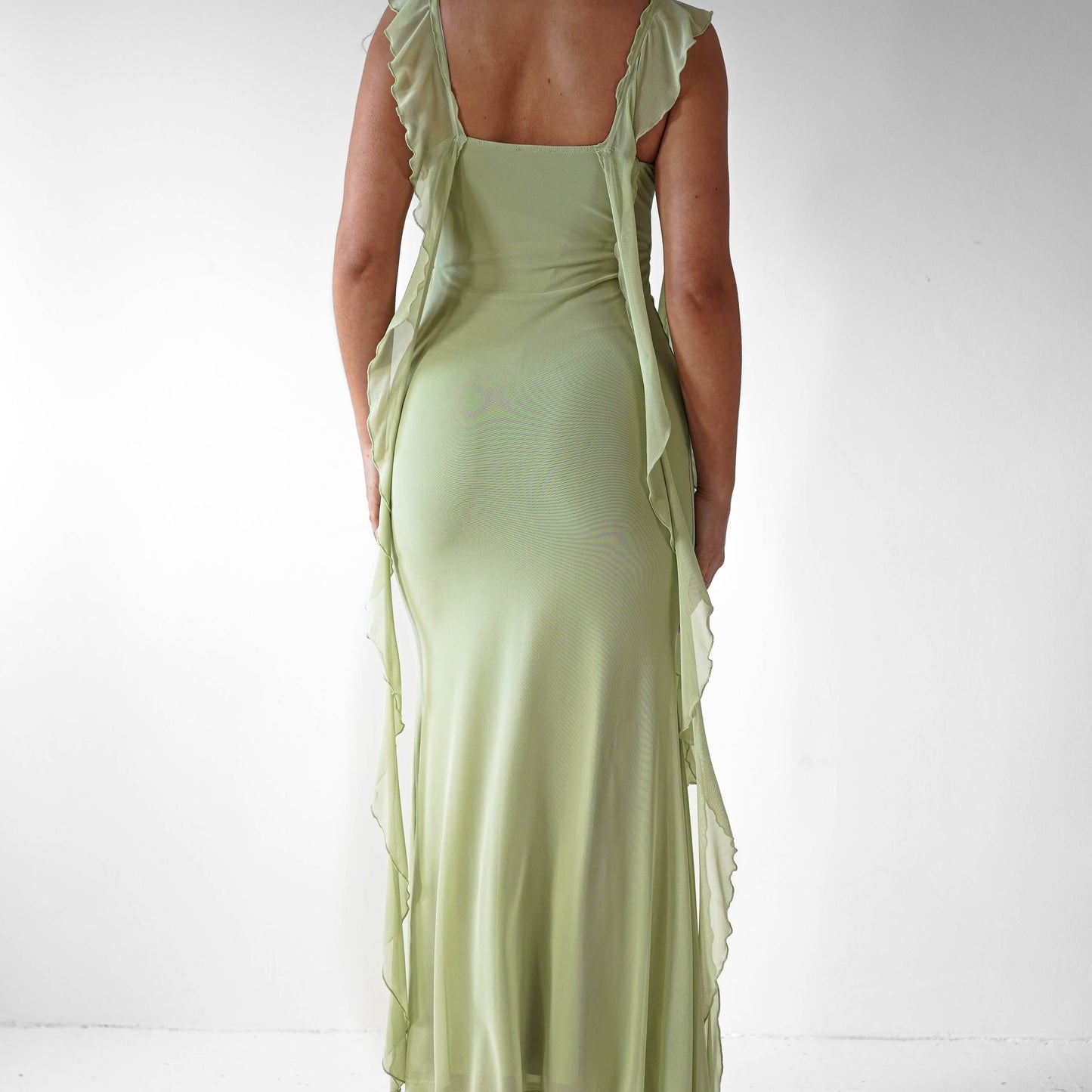Women's Summer Dress Midi Ruffle | Silhouette Dress - Image 2