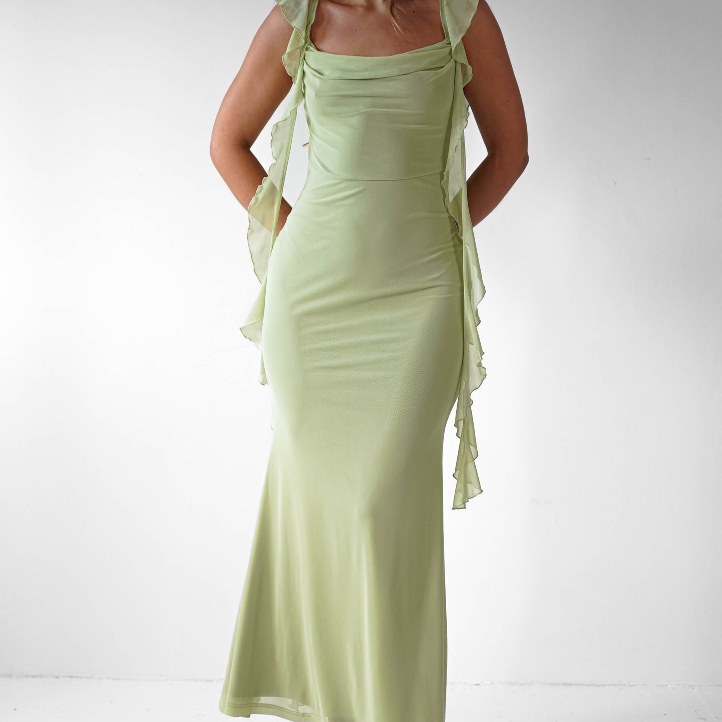 Women's Summer Dress Midi Ruffle | Silhouette Dress - Image 4