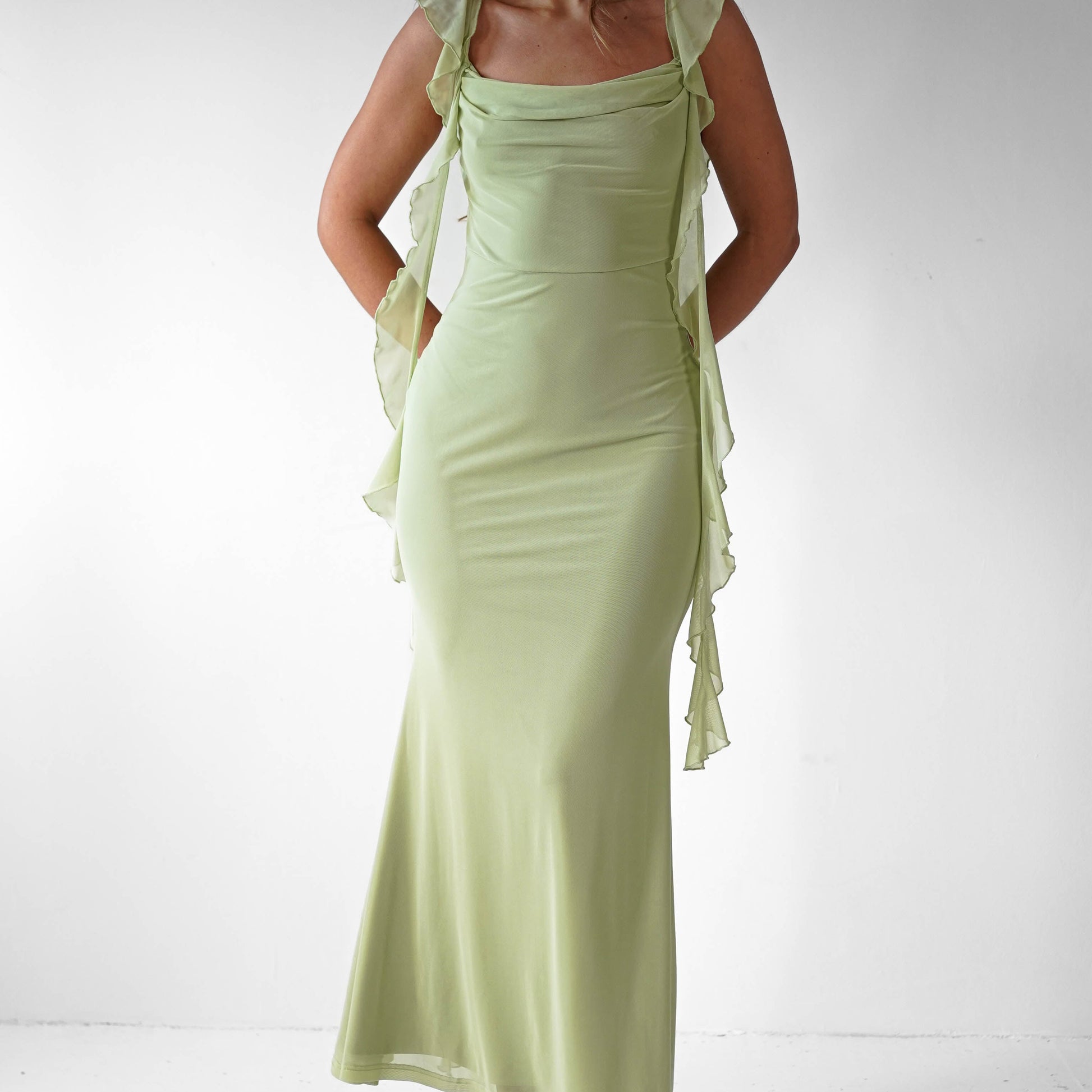 Women's Summer Dress Midi Ruffle | Silhouette Dress - Image 4