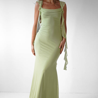 Women's Summer Dress Midi Ruffle | Silhouette Dress - Image 6