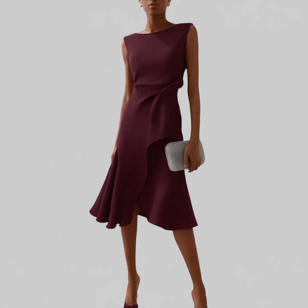 Women's Summer Dress Midi Sleeveless | Elegant Formal Dress - Image 1