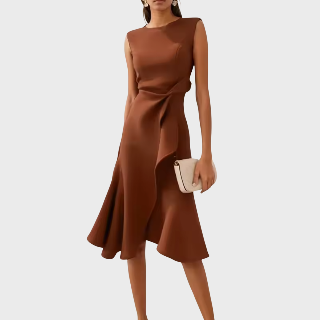 Women's Summer Dress Midi Sleeveless | Elegant Formal Dress - Image 9